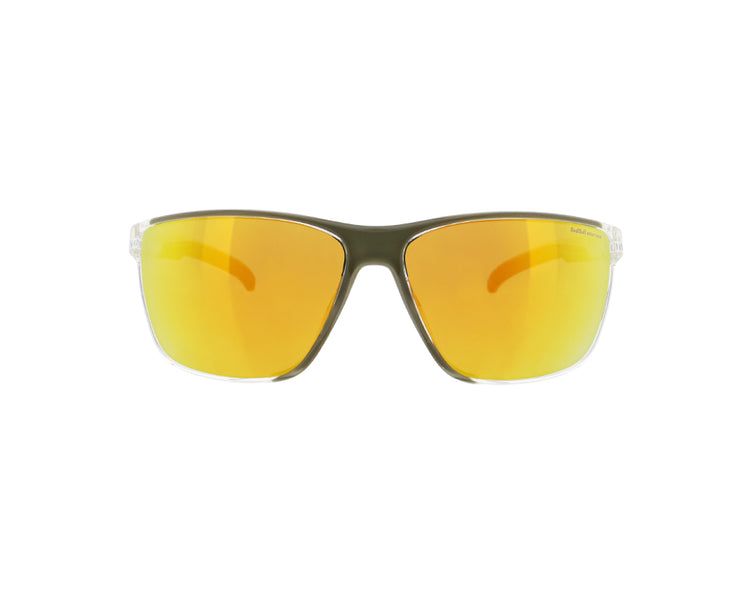 Drift - Clear / Olive Green / Brown with Orange Mirror - Polarised