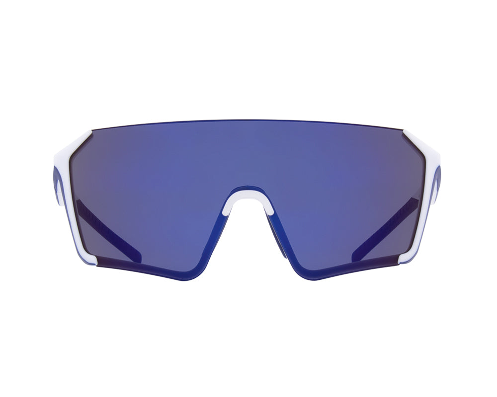 white/smoke with blue revo – Redbull Spect Eyewear